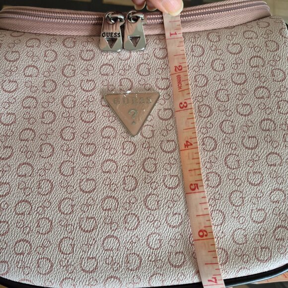 Guess Insulated Lunch Bag Junction Travel Signature Logo, light rose NWT - Picture 7 of 8